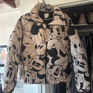 H&M Minnie Mouse Puffer Jacket